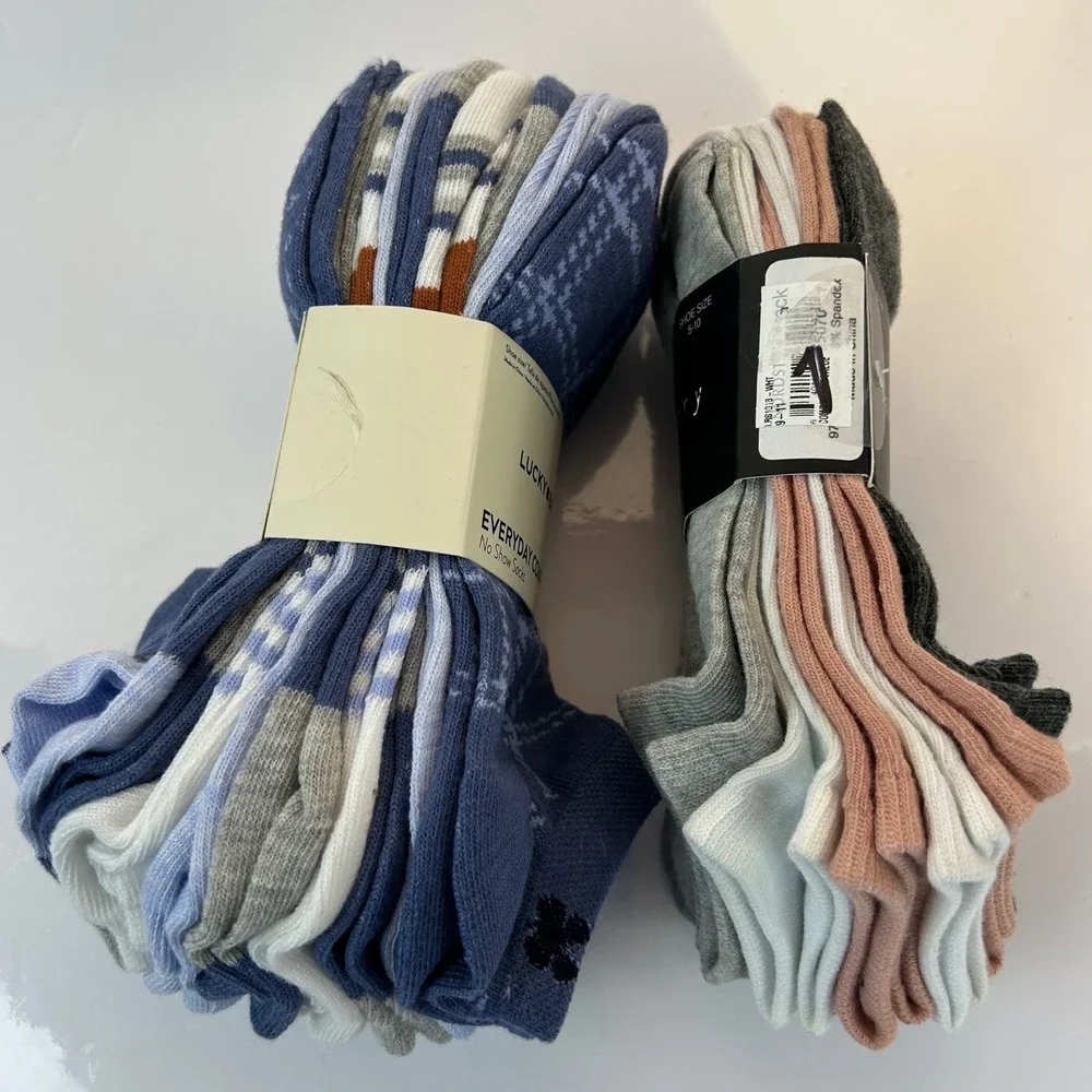 Lucky Brand and‎ Sanctuary Everyday Comfort Low Cut No Show Socks 15 Pairs